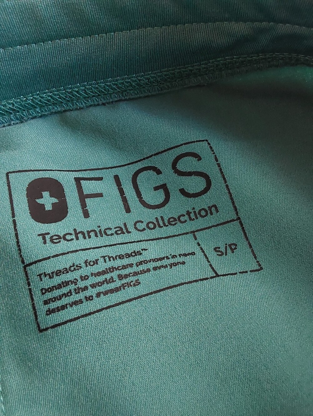 🌺 Like New Figs Tech Collection Teal V-Neck Scrub Set - Picture 6 of 12